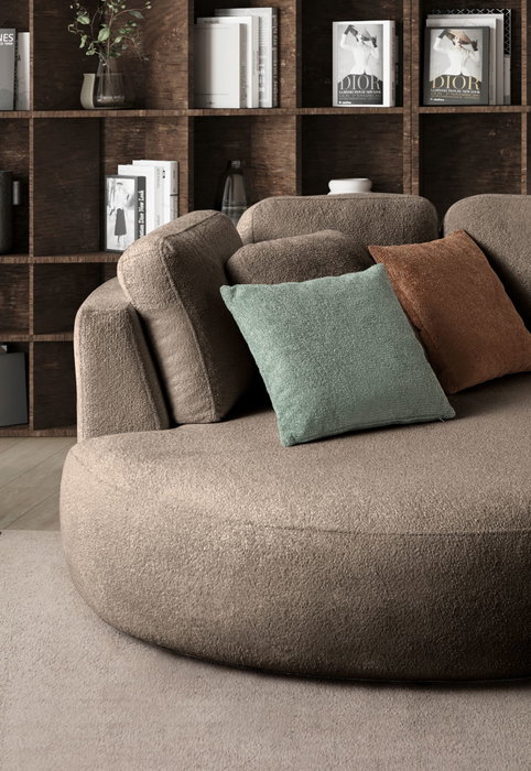 Atelier Del Sofa Venezia Left - Marrón oscuro